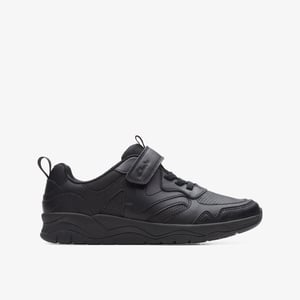 ClowderSprintO Black Leather Zapatos