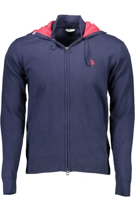 Sudadera con capucha de punto con cremallera clásica