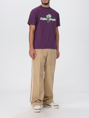 Pantalones de tergal con franjas laterales