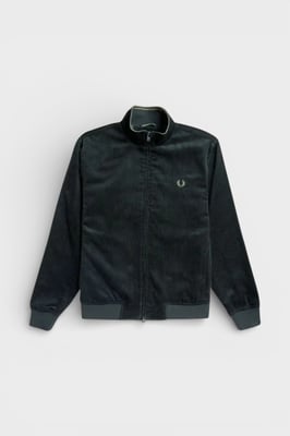 Chaqueta de Pana Brentham de Fred Perry en Verde Noche