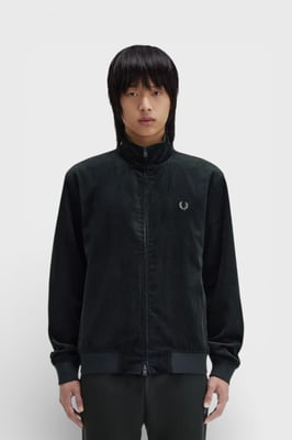 Chaqueta de Pana Brentham de Fred Perry en Verde Noche
