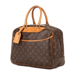 Louis Vuitton Deauville  en Brown Lienzo recubierto