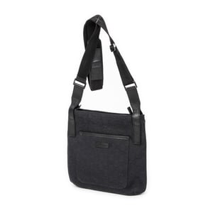 Gucci Front Slip Pocket Crossbody  en Black Lienzo