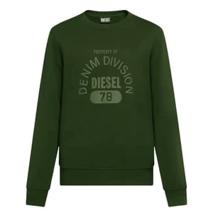 Sudadera Verde Con El Logotipo De Diesel Denim Division
