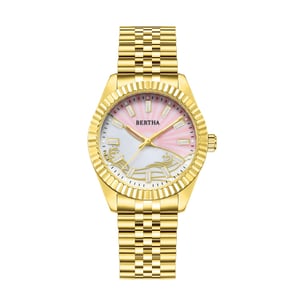 Reloj de pulsera Bertha Marina con nácar