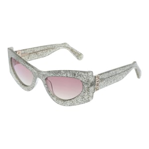 Gafas de sol de acetato plateado GCDS