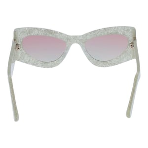 Gafas de sol de acetato plateado GCDS