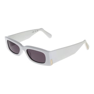 Gafas de sol de plástico blancas GCDS