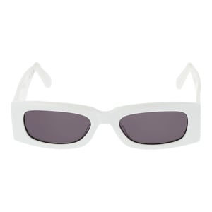 Gafas de sol de plástico blancas GCDS