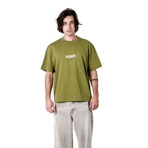 Camiseta de algodón oversize para hombre de manga corta Little Core Puffy SPRB3500