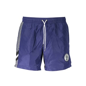 Boxer de baño para hombre en poliéster azul de Karl Lagerfeld