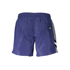 Boxer de baño para hombre en poliéster azul de Karl Lagerfeld