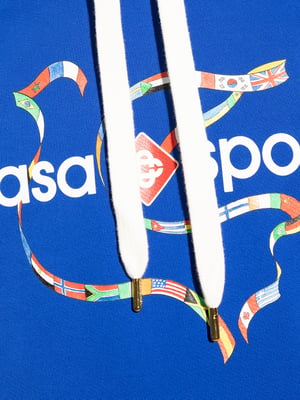 Sudadera con logo deportivo en azul