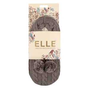 1 Par de Botines de Punto para Damas - Pantuflas Acogedoras y Cálidas para Interior