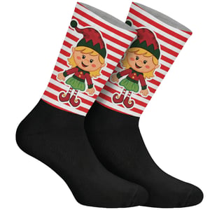Calcetines Largos Divertidos Impresos para Hombres y Mujeres