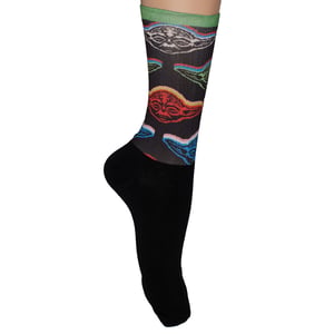 Calcetines Largos Divertidos Impresos para Hombres y Mujeres