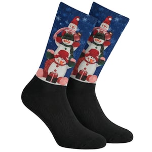 Calcetines Largos Divertidos Estampados para Hombres y Mujeres