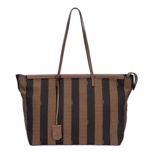 Fendi Requin Tote  en Brown Lienzo