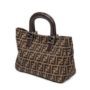Fendi Small FF Open Tote  en Brown Lienzo