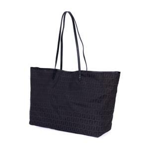 Fendi Zucchino Shopping Tote  en Marrón oscuro/Negro Cuero de ternero