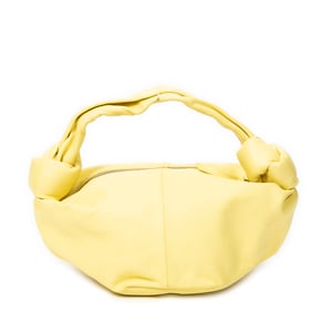 Bottega Veneta Mini Double Knot Bag  en Amarillo Cuero de ternero