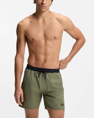 Bermudas de natación Estrella de Mar en Caqui