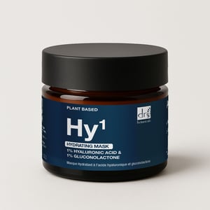 Mascarilla Hidratante 1% Ácido Hialurónico y 1% Gluconolactona 60ml