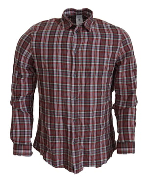Camisa de manga larga a cuadros