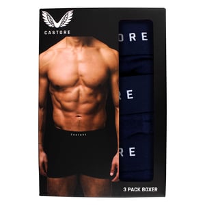 Paquete de 3 Boxer Cortos de Algodón para Hombre, Ropa Interior Suave, Cómoda y Soporte