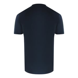 Camiseta Azul Marino Con Logo De Corazón Pequeño De Love Moschino