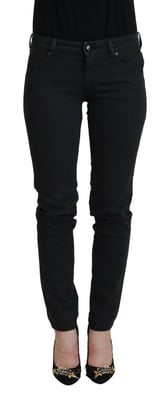Jeans Ajustados Diseño Clásico de 5 Bolsillos