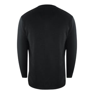 Suéter Negro Con Logo De Corazón De Love Moschino