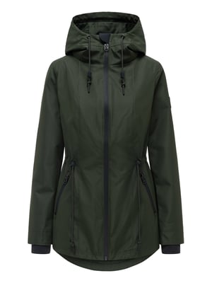 Chaqueta de entretiempo para mujer Navahoo Blumentanz con capucha