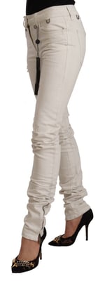Jeans Skinny Rasgados Offwhite de Karl Lagerfeld