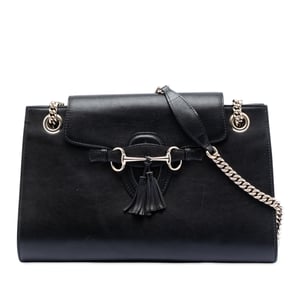 Bolso de hombro Emily de cuero grande de segunda mano