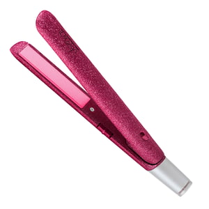 Mini plancha de pelo USB Coquete fucsia brillante