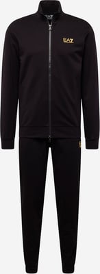 Chándal con cremallera EA7 Emporio Armani Negro