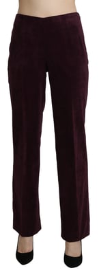 Pantalones de Terciopelo de Pierna Recta