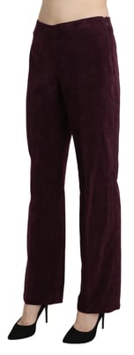 Pantalones de Terciopelo de Pierna Recta