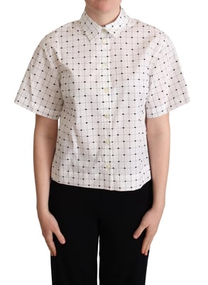 Camisa de Manga Corta Gingham de Dolce Gabbana