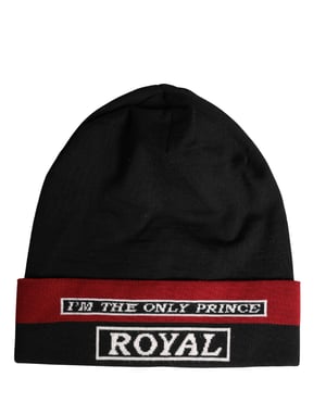 Gorra de punto Dolce & Gabbana con adornos textuales