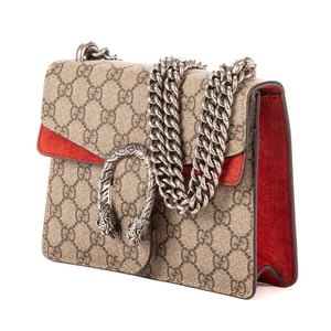 Gucci Blooms Dionysus Mini en Beige/Rojo Lienzo recubierto