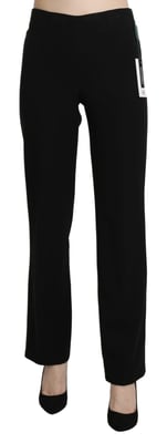 Pantalones de lana de pierna recta