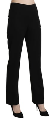 Pantalones de lana de pierna recta