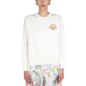 Sudaderas Con Bordado De Casablanca En Color Blanco Roto