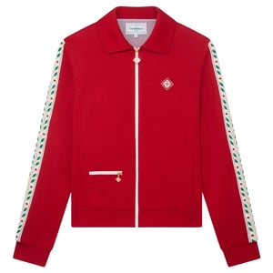 Chaqueta Deportiva Roja De Tricot Laurel De Casablanca