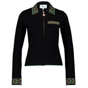 Chaquetas Negras Con Laurel Bordado De Casablanca