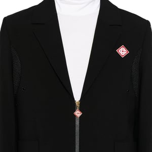 Chaquetas Deportivas Negras Con Cremallera De Casablanca