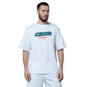 Camiseta Extragrande Con Estampado 3d De Casablanca. Camiseta Blanca De Casa Racing