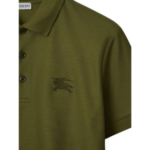 Polo Burberry Eddie Ekd Verde Oliva